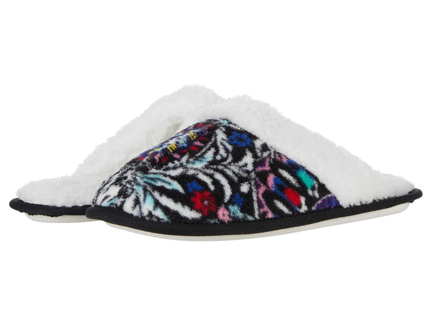 Vera Bradley Sherpa Trim Slippers Vera Bradley Sherpa Trim Slippers -Shoe Specialty Store 612gAfiAuLL