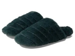 Madewell Quilted Scuff Slippers In Recycled Faux Fur