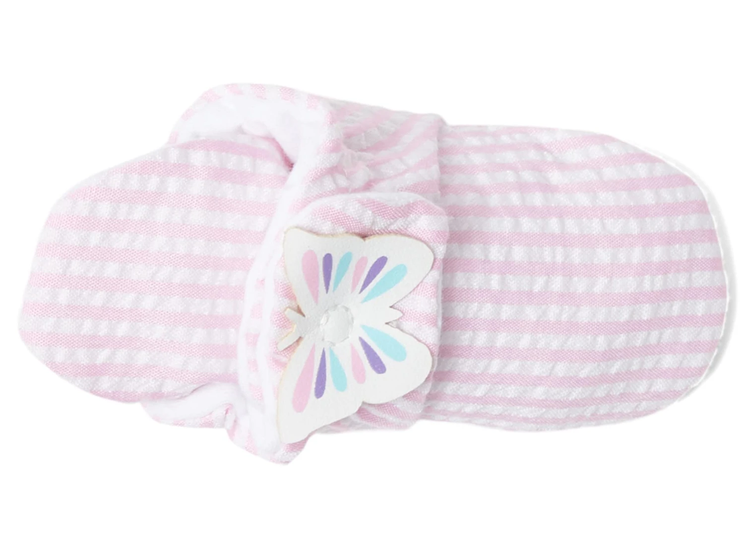 Robeez Snap Bootie Seersucker (Infant/Toddler) Robeez Snap Bootie Seersucker (Infant/Toddler) -Shoe Specialty Store 61b4jJJzM0L