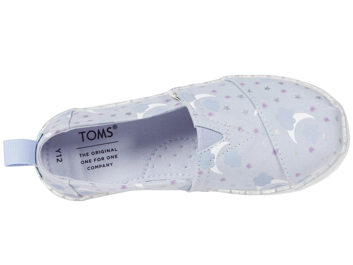 TOMS Kids Foil Starry Sky Alpargata (Little Kid/Big Kid) TOMS Kids Foil Starry Sky Alpargata (Little Kid/Big Kid) -Shoe Specialty Store