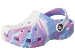 Crocs Kids Classic Marbled Tie-Dye Clog (Little Kid/Big Kid) -Shoe Specialty Store 71bgHTCh6LL