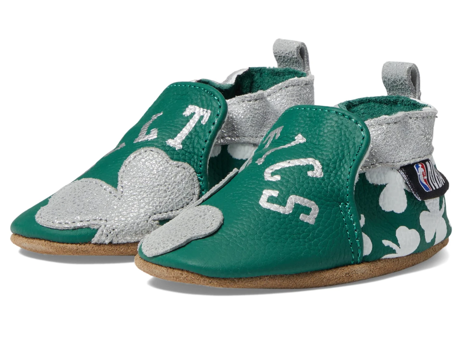 Robeez Celtics - Shamrock Patch (Infant/Toddler) Robeez Celtics - Shamrock Patch (Infant/Toddler) -Shoe Specialty Store 71uIaqC2aL